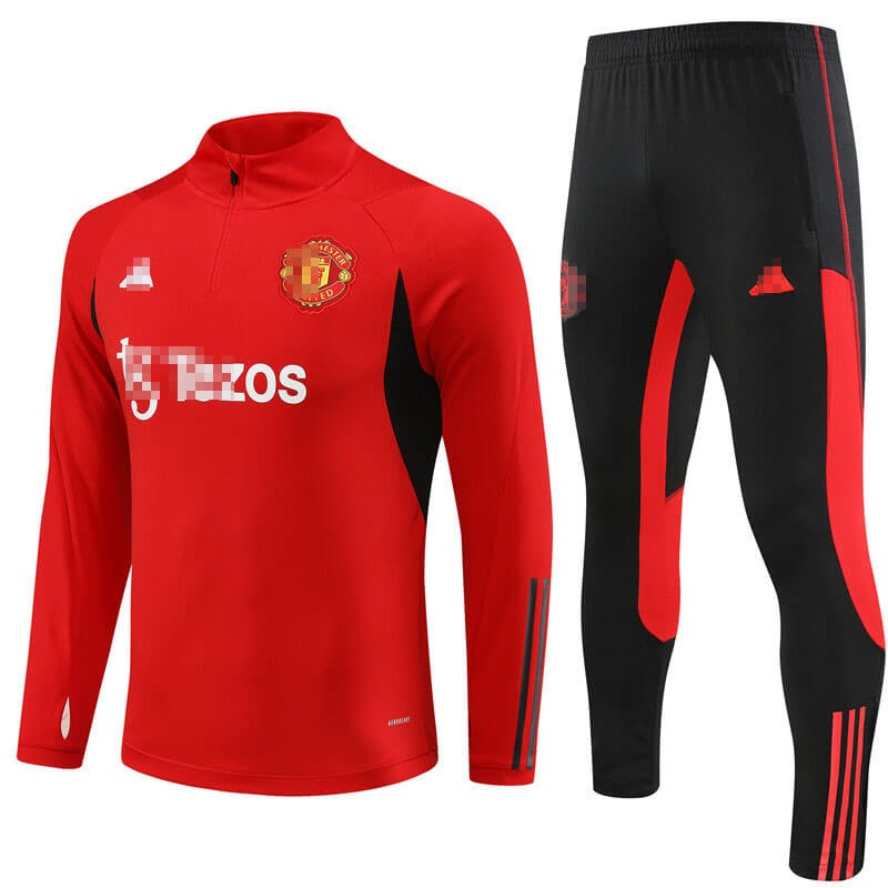 Sudadera Entrenamiento Manchester United 2023/2024 Rojo